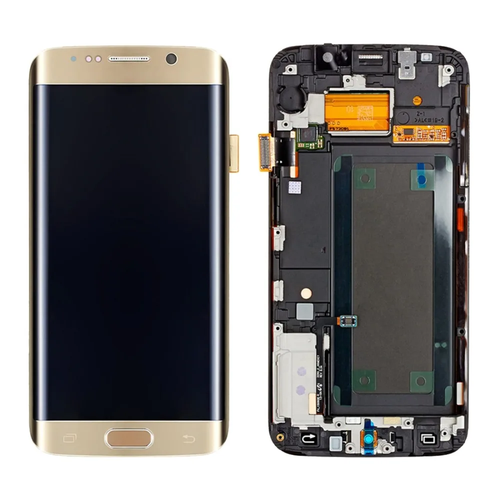 IPartsBuy Оригинальный ЖК дисплей + сенсорная панель с рамкой для Galaxy S6 Edge /