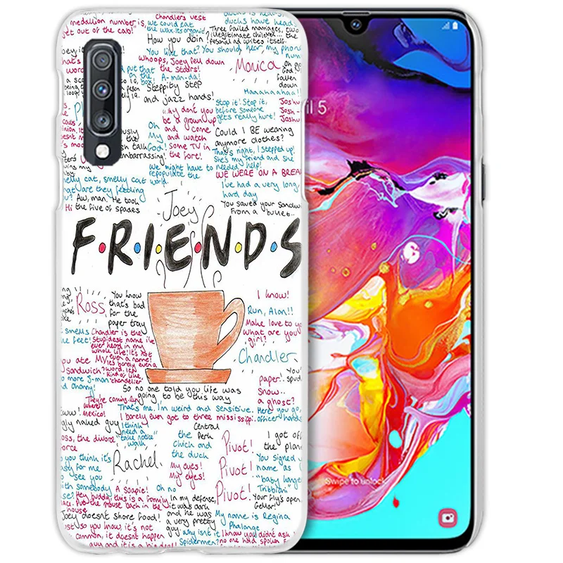 Лучшие друзья вместе чехол для samsung Galaxy A50 A70 A20e A40 A30 A20 A10 A8 A6 плюс A9 A7 жесткий прозрачный поликарбонатный чехол для телефона чехол