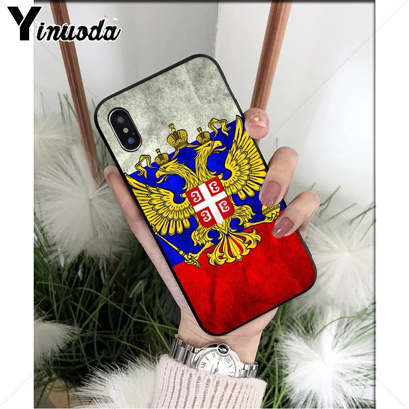 A12 Yinuoda Армении Албании флаг России эмблема мягкий чехол для телефона из ТПУ для iPhone 8, 7, 6, 6 S, Plus, 5, 5S SE XR X XS MAX корпус под плетенную сумку - Цвет: A12