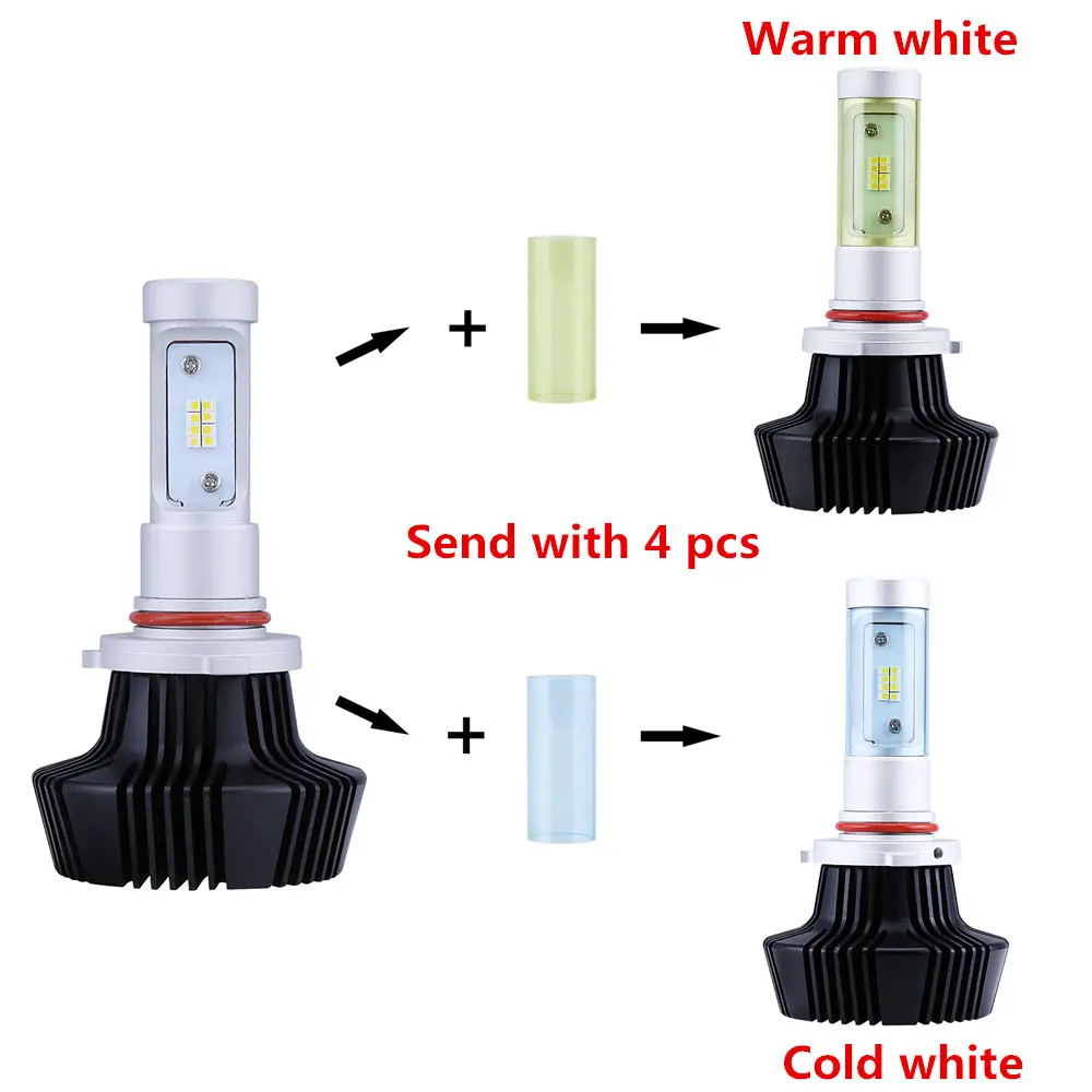 2xnew 16000LM авто Led с переключением между дальним и фары свет лампы Conversion Kit H11 H8