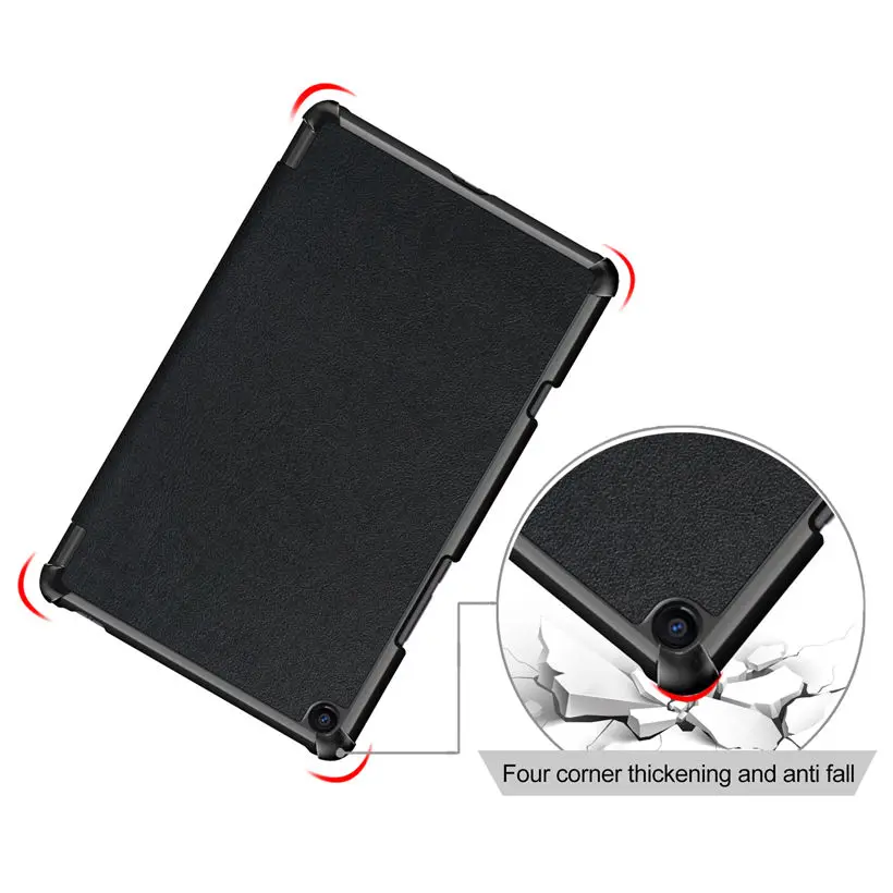 Чехол для Xiaomi mi Pad 4 Plus 10," Smart Cover Funda Tablet PU Складная Подставка Кожаный футляр корпус+ стилус+ пленка