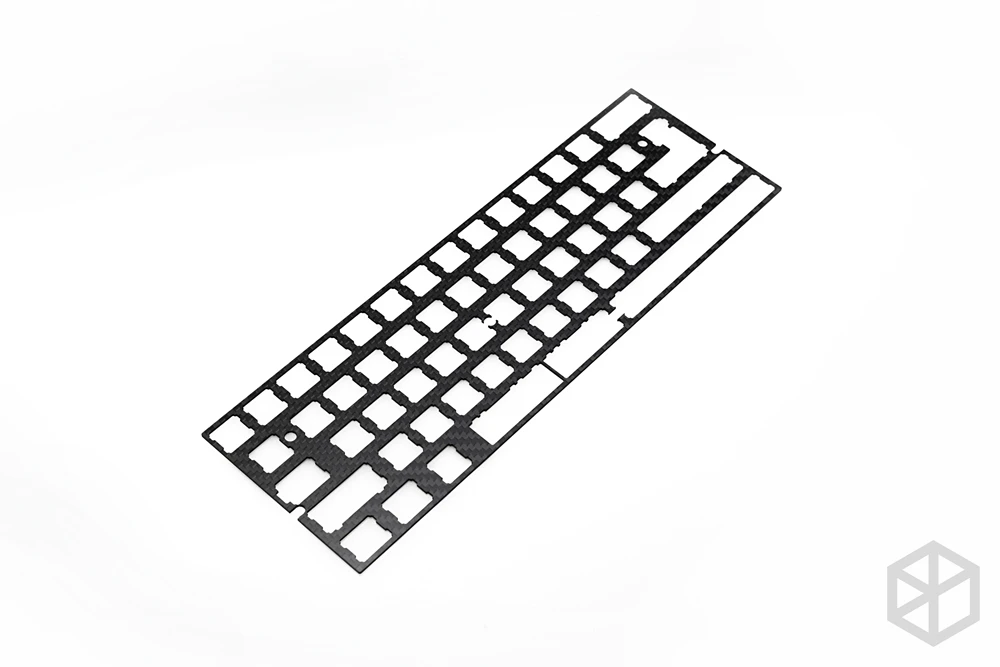 60 aluminum mechanical keyboard carbon fiber plate support xd60 xd64 3 0 v3 0 gh60 support split spacebar 3u spacebar free global shipping