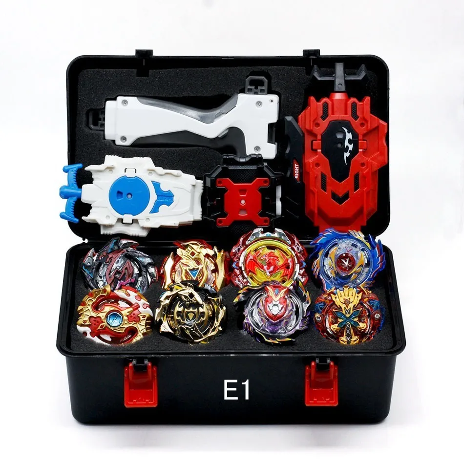 Новейший пусковые устройства Bey Bay Burst toupe Bursts Metal God spinning top Toy - Цвет: E1