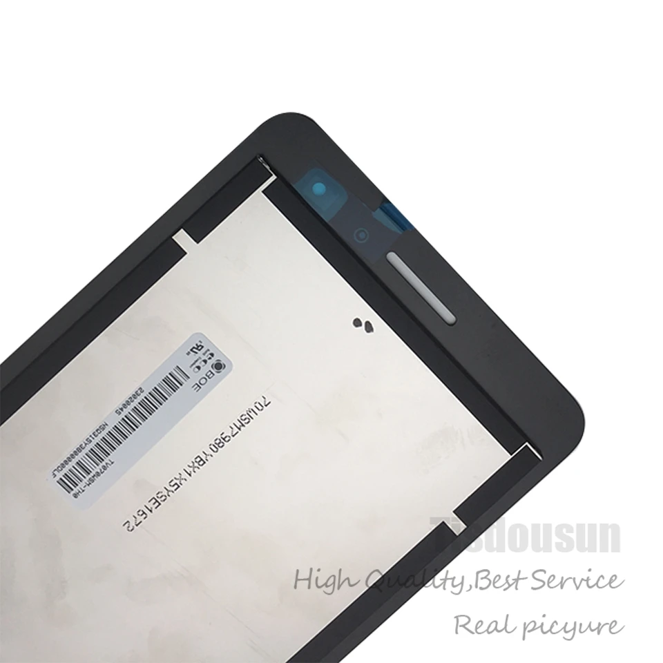 Для Huawei Honor Play Mediapad T1 701 701W сенсорный экран дигитайзер стеклянный датчик + рамка