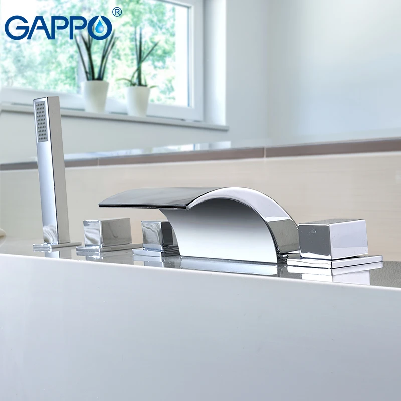 GAPPO Bathtub Faucets bathroom bathtub faucet taps waterfall shower bath mixer set head | Обустройство дома