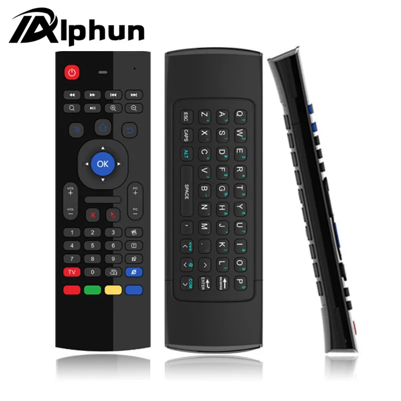 Alphun MX3 подсветка 2 4G беспроводной пульт дистанционного управления воздушная мышь