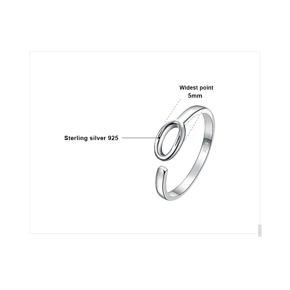JewelryPalace модные 0.08ct стимулировали сапфирами пасьянс кольцо стерлингового серебра