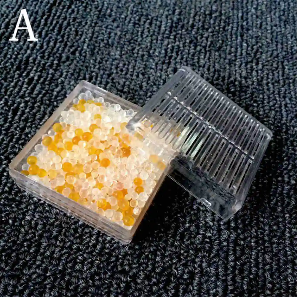 1 коробка изменение цвета указывая многоразовая сумка из силикатного геля Абсорбирующая коробка Осушитель Мешок Осушитель Влажность поглотитель