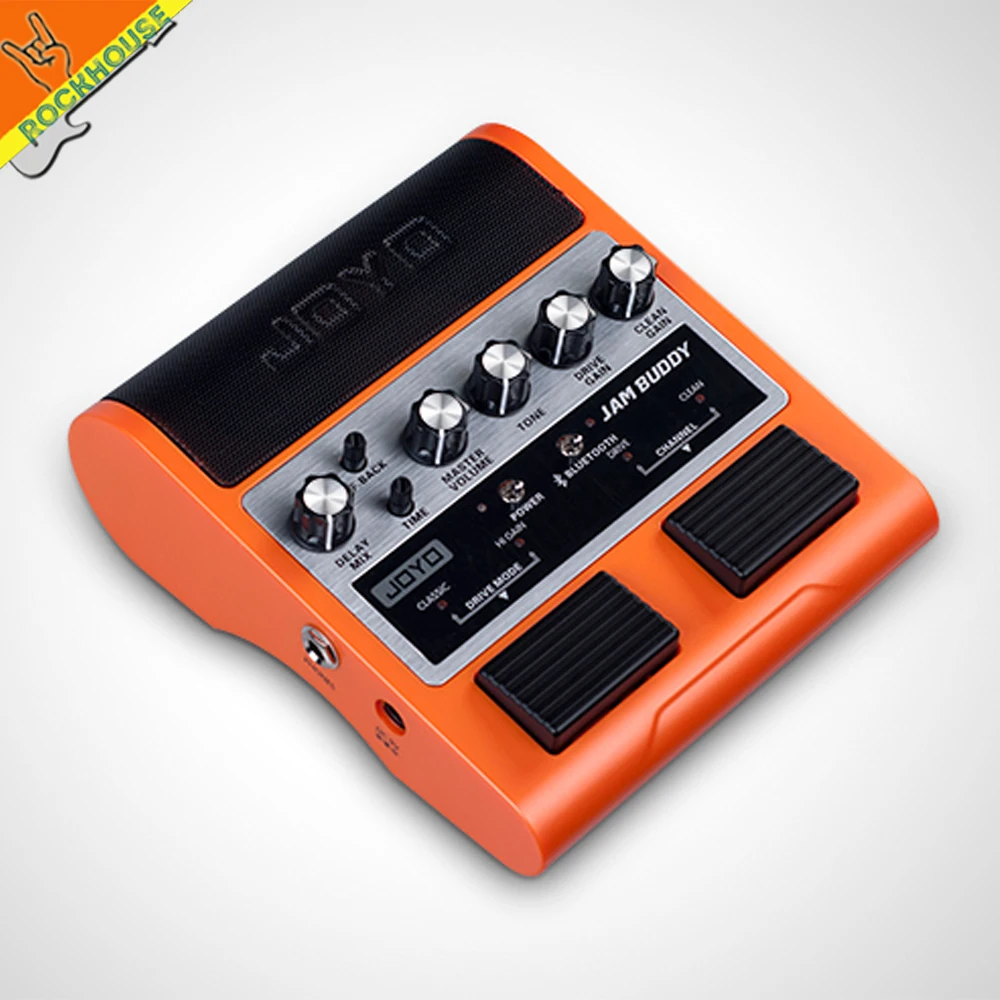 JOYO JAM BUDDY гитарный усилитель чистый и овердрайв двухканальный 2*4 Вт колонки перезаряжаемый Bluetooth 4,0 с эффектами задержки