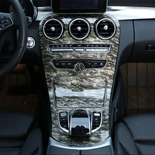 Центральная консоль под мрамор ABS для Mercedes Benz C GLC Class W205 2015