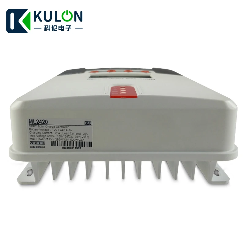 Контроллер солнечной зарядки SRNE 20A/30A/40A MPPT ML2420 ML2430 ML2440 ЖК дисплей 12 В 24