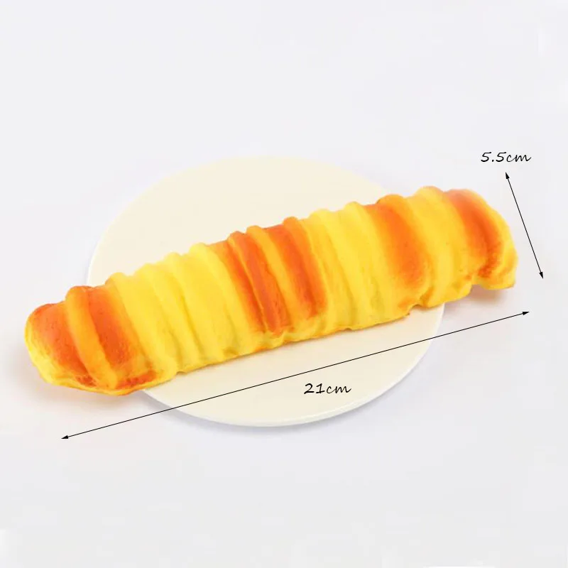 1 Artificial bread fake food squishy cake Simulation Model Soft PU Bread 1 pcs Fake Cake Bakery Photography props Decor Soft Bread - Цвет: 1