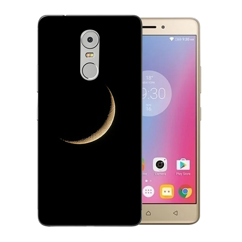 5.5 inch For Lenovo K6 Note Case Silicon Vibe Cover Space World Pattern Soft Capa for K53 A48 Protector Shell |