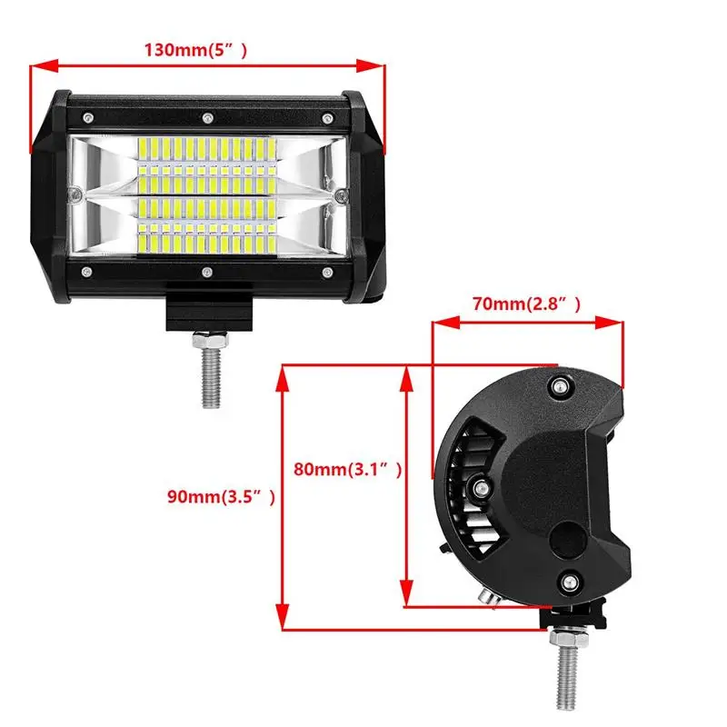 Oslamp 1" 16" 2" 23" 3-РЯД светодиодный светильник бар Offroad светодиодный бар комбинированный луч светодиодный рабочий светильник бар для грузовых автомобилей SUV ATV 4x4 4WD 12v 24v 6000K