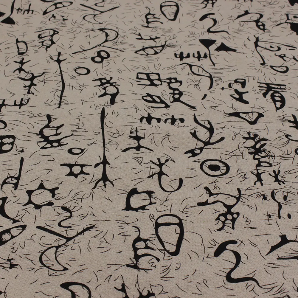 Ткань Oracle с принтом льняная хлопковая ткань для лоскутного шитьё подушки