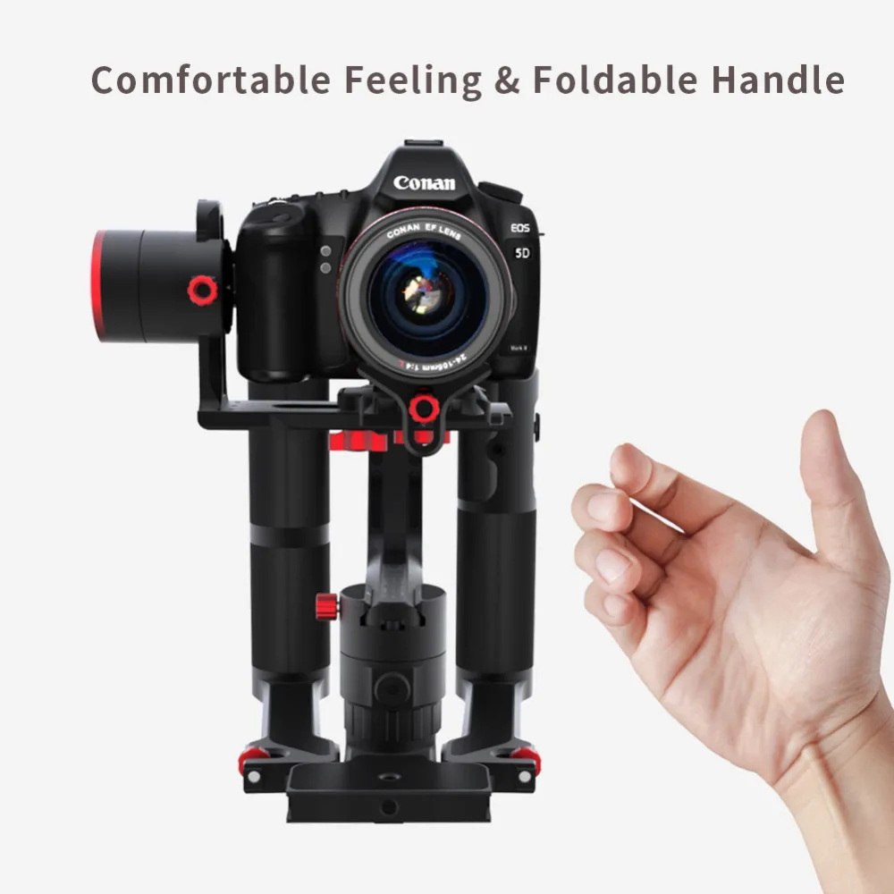 3-осевой стабилизатор FeiyuTech Feiyu a2000 для DSLR-камеры двойной ручной с нагрузкой 2 5 кг