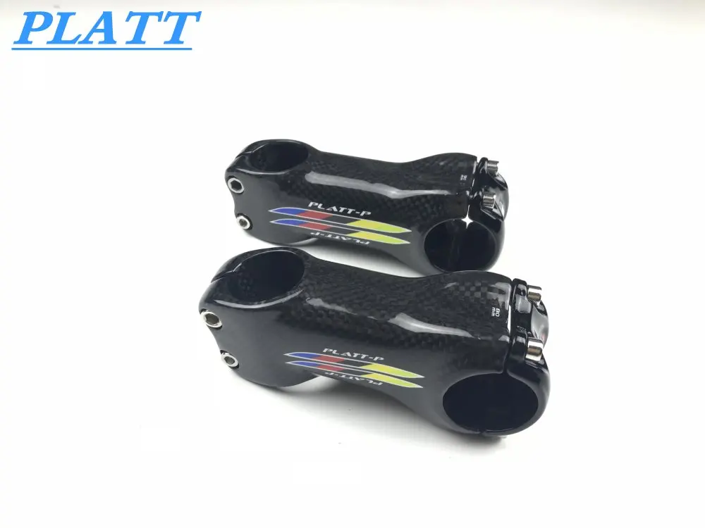 PLATT-wss Carbone Stem Road Bike MTB Bicycle Parts 31.8 * 70/80/90/100/110/120 /130mm Angle 6/17 3 K Brillia |