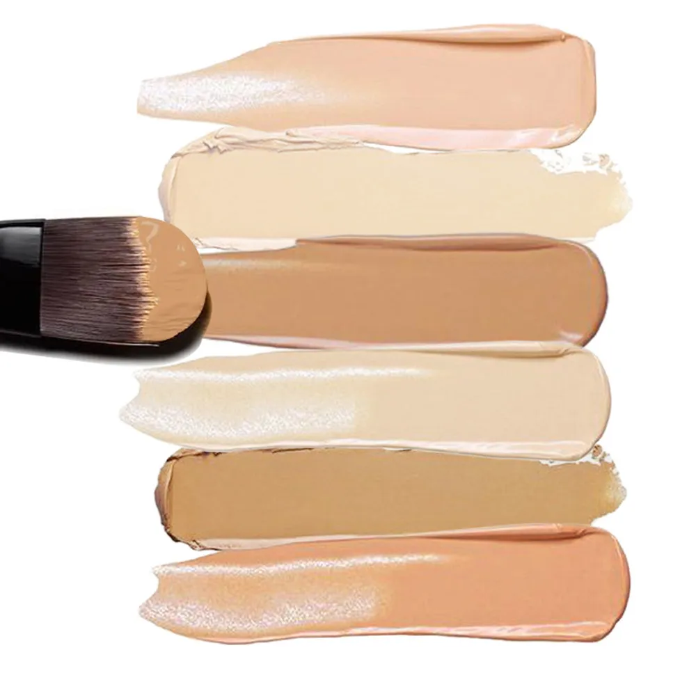 Модный женский Сияющий консилер для макияжа лица с блеском жидкость хайлайтер