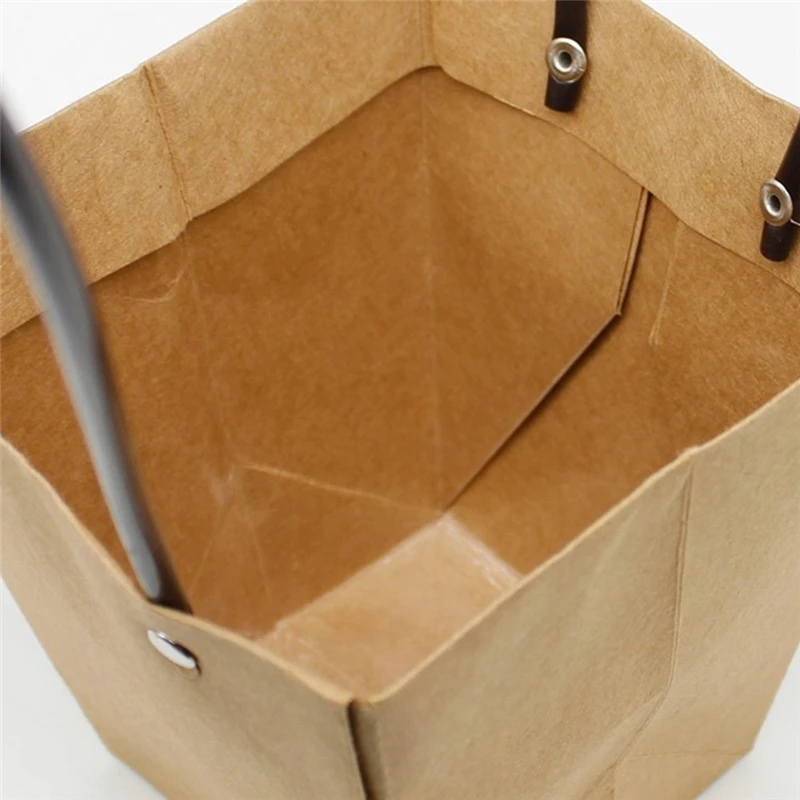 Крафт-бумажный мешок с ручкой Подарочная коробка для детского душа свадебный