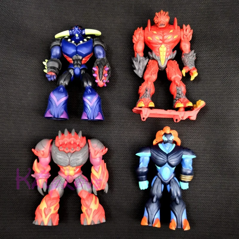 4 шт./компл. куклы Giochi Preziosi Gormiti warrior Аниме Monster вечерние фигурки из ПВХ|Игровые и