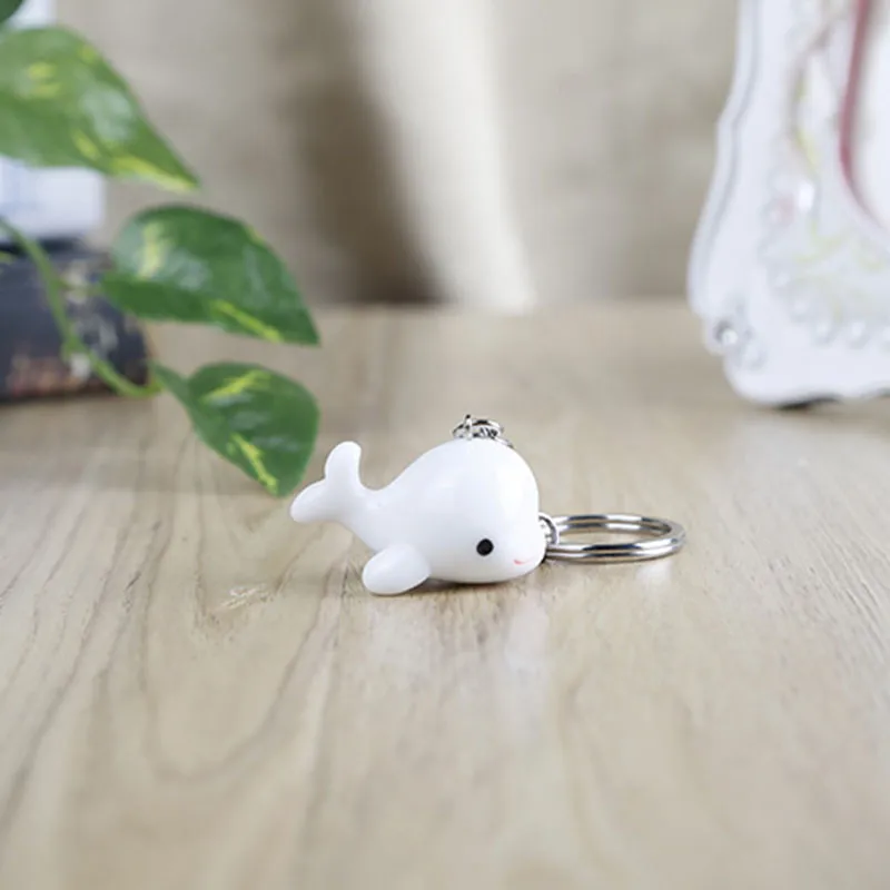Коми новый дизайн мини модель брелок животное цепь КИТ милый подарок для женщин