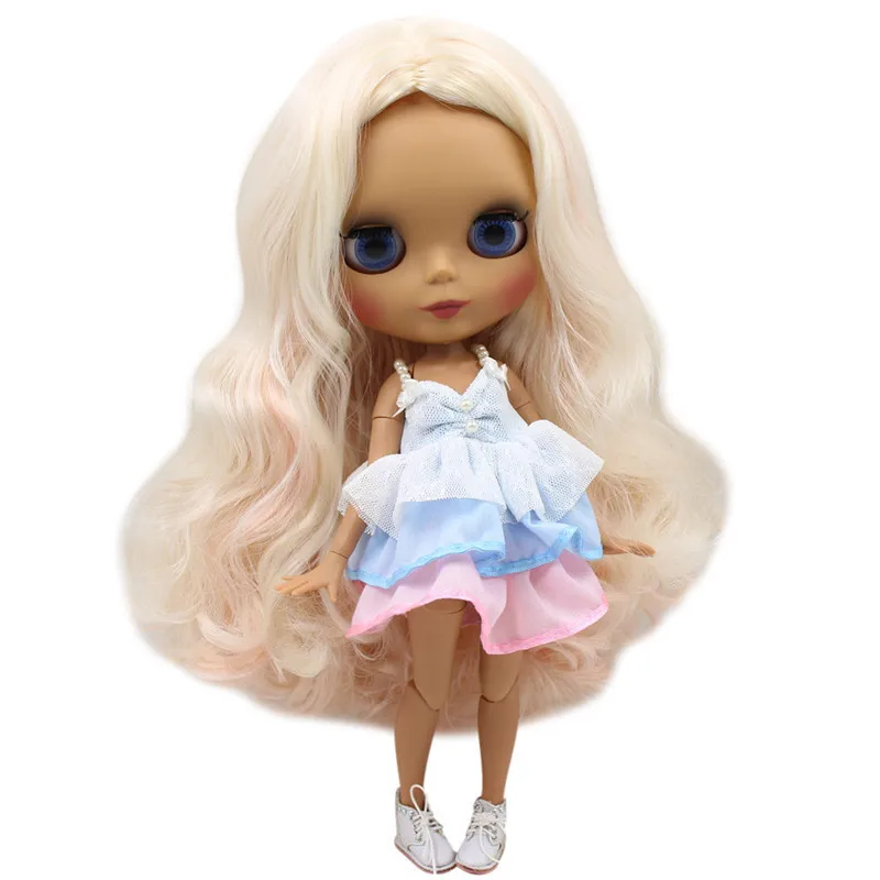 Ледяной DBS Blyth кукольные нет. BL2352/3139/340 светлые mix розовые волосы шарнирное тело