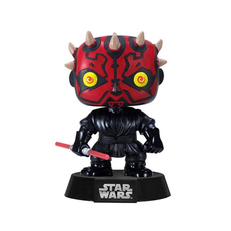 Новинка, 10 см, Звездные войны, Дарт Вейдер, KYLLO REN YODA PHASMA Darth MAUL, BB-8, фигурка, качающаяся голова, Q Edition, для украшения автомобиля