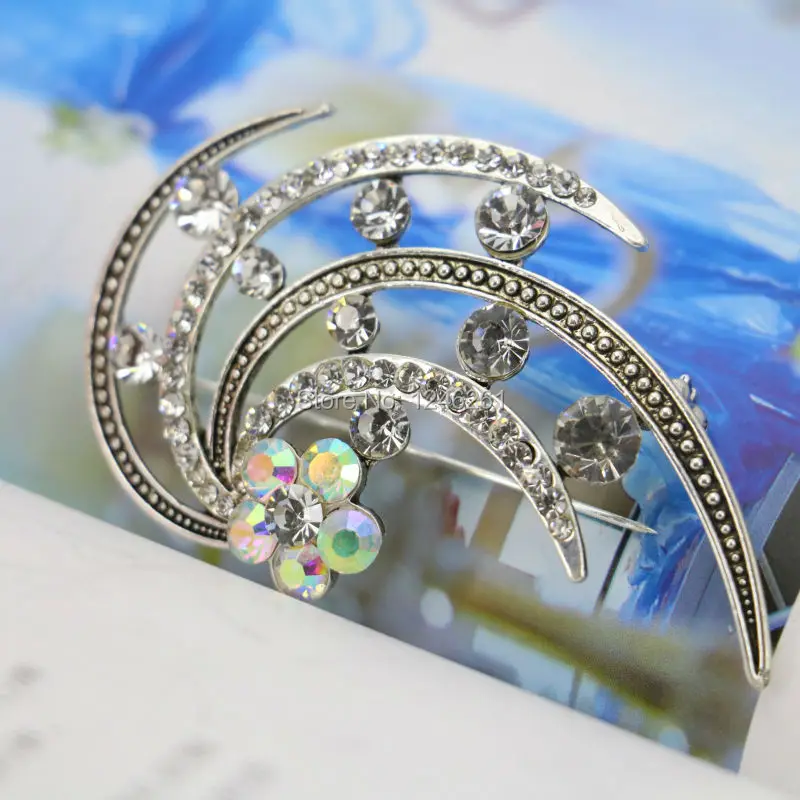 Лидер продаж брошь со стразами свадебная для женщин и девочек подарки броши в