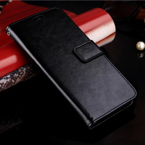 black Роскошный кожаный чехол для Huawei Honor 7A DUA-L22 AUM-L29 7C AUM-L41 7c Pro LND-L29 флип-чехол для HUAWEI Y5 Y6 Y7 Prime Capa - Цвет: black