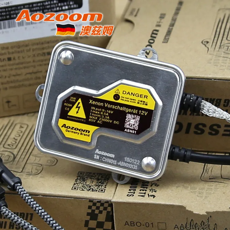 Высокое качество 35 Вт Быстрый Яркий и CAN-BUS балласт AOZOOM бренд HID ксеноновый балласт для автомобильных фар Германия