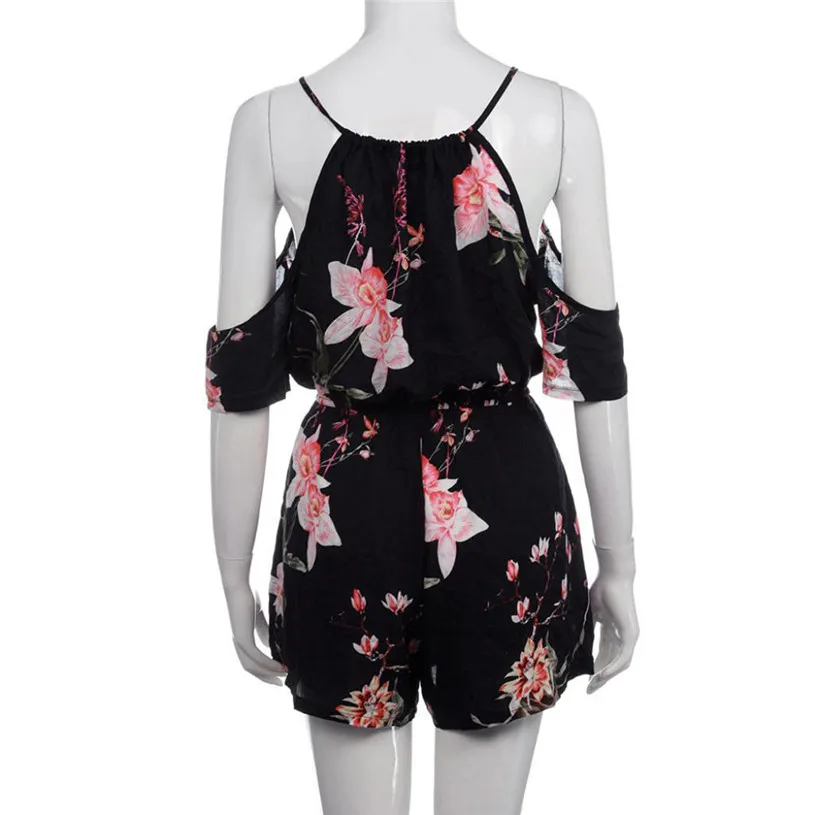 Женский комбинезон с принтом Womail короткий плиссированный женский обернутый без