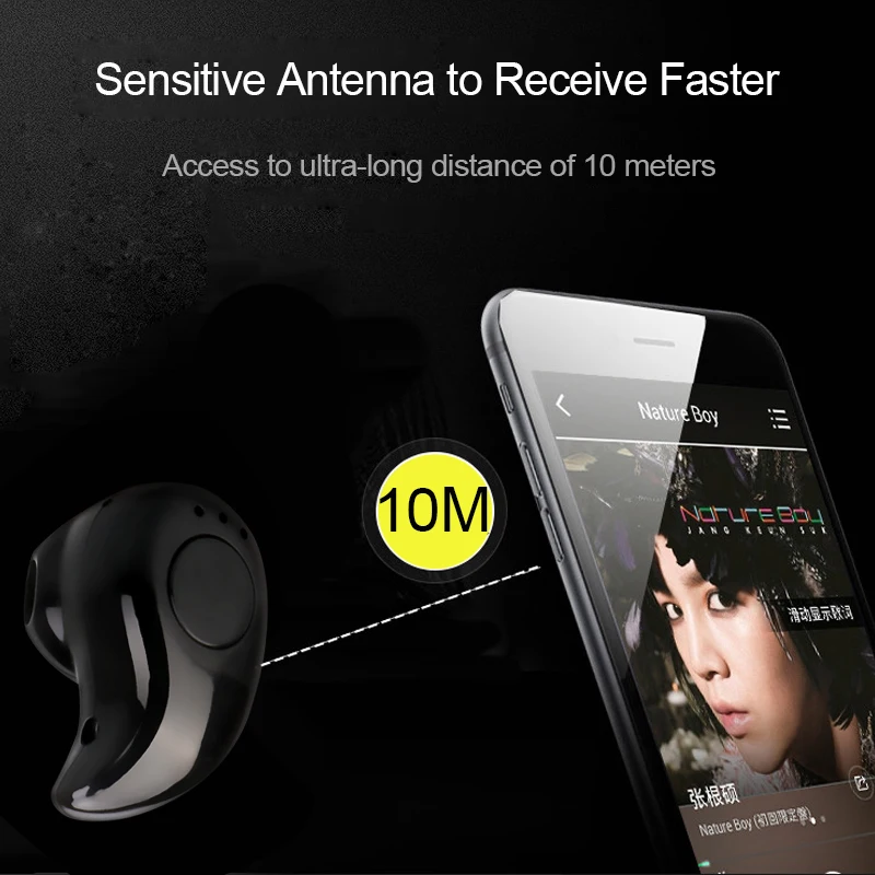 Mini S530 Wireless Bluetooth Earphone Stereo Headset with MIC Fone De Ouvido Universal Handsfree for iPhone Samsung MI5 | Электроника