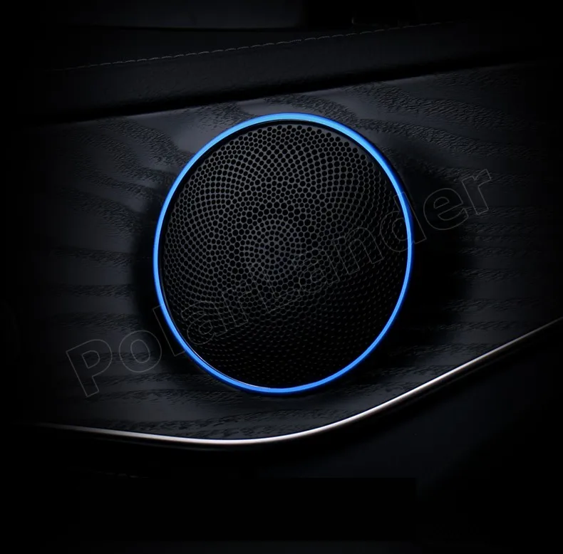 4 шт. 2 вида цветов кольцо для автомобиля стерео динамик крышка панель аудио Рог