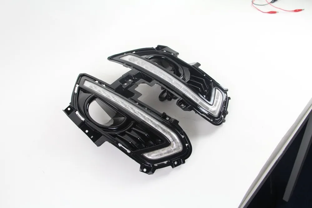 DRL Светодиодный дневной ходовой светильник противотуманных фар для Ford Mondeo Fusion 2013
