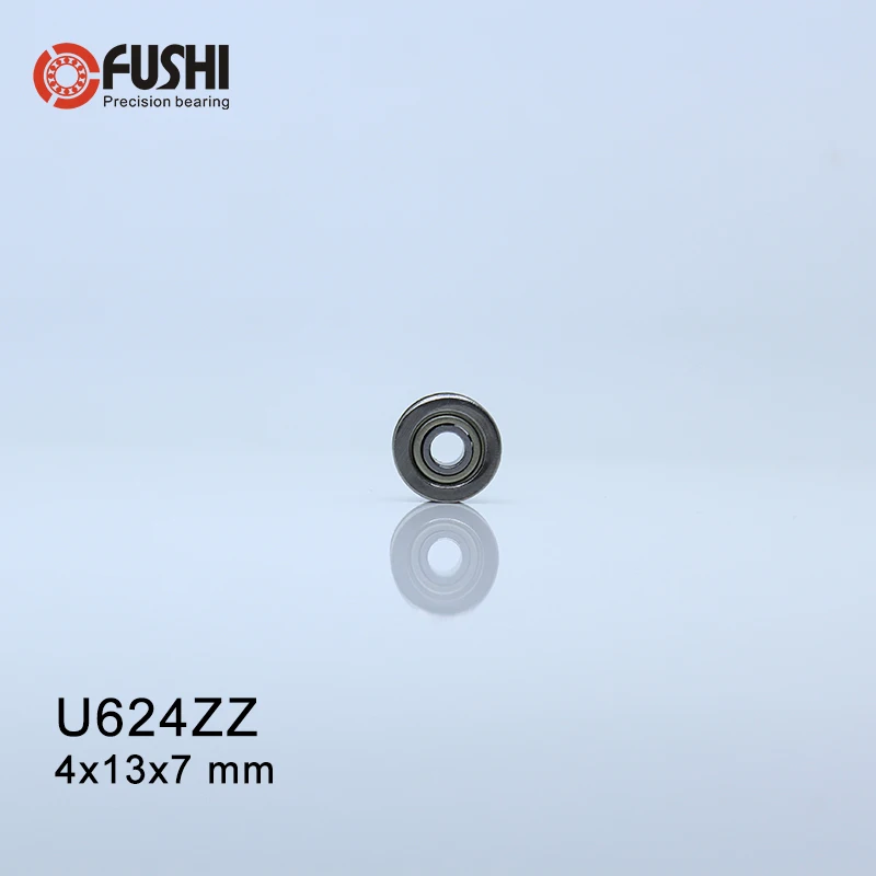 Высокоуглеродистая сталь U624ZZ (20 шт.) U Groove герметичный шариковый подшипник 624UU