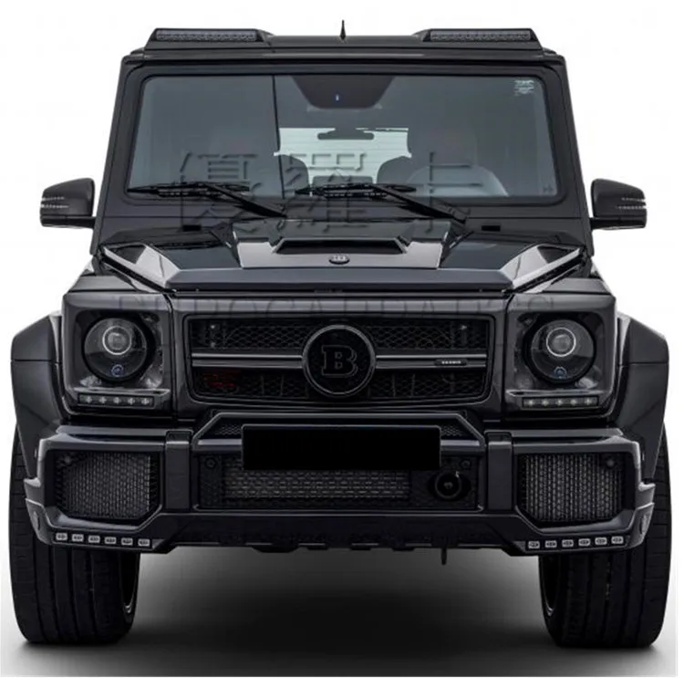 G class W463 углеродное волокно Материал спойлер на крыше огни подходят для G wagon W463 G500 G55 G350 G550 G63 переднее крыло автомобиля