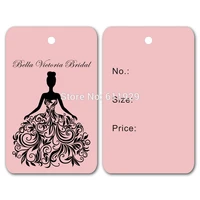 free shipping customized clothing wedding dress hang tagsswing tagsgarment printed tagslabels 500 pcs a lot