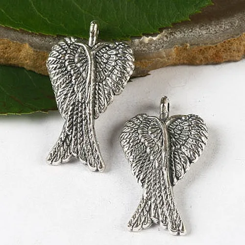 

20pcs Tibetan silver angel's wing pendant h2817
