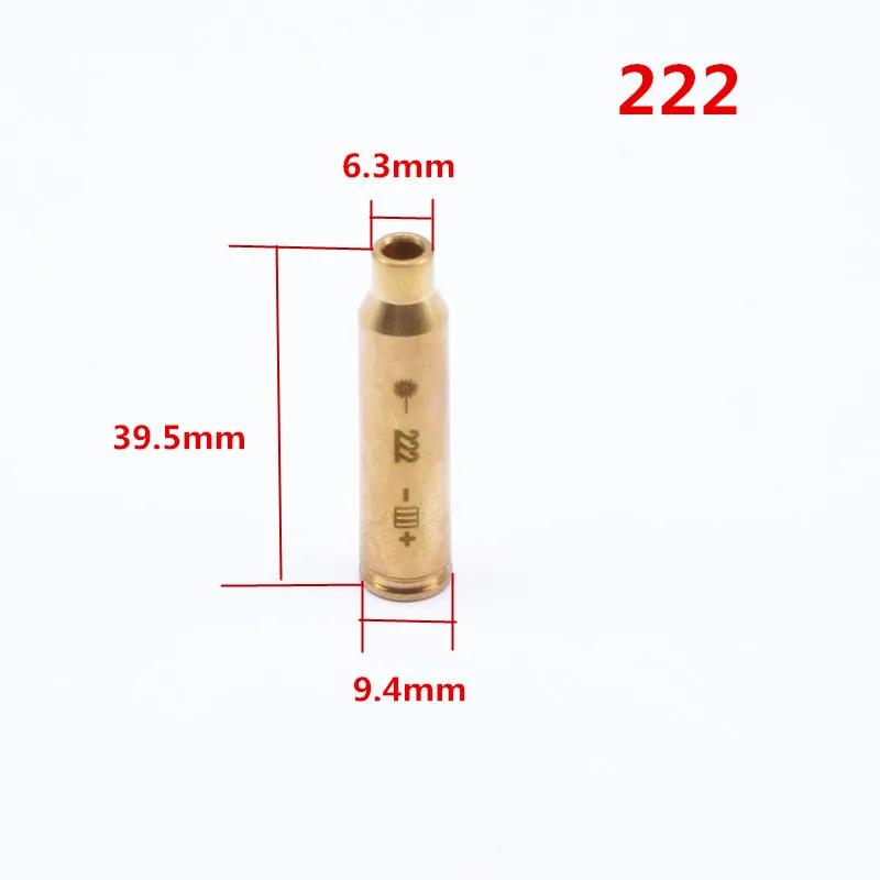 .222 Охота Красный лазер с визированием CAL.308 223 38. 30 12GA 7X57R 9,3X62 CAL7mm, 8 мм, 9 мм, CAL.303 300WIN картридж тактический Коллиматорный прицел - Цвет: .222