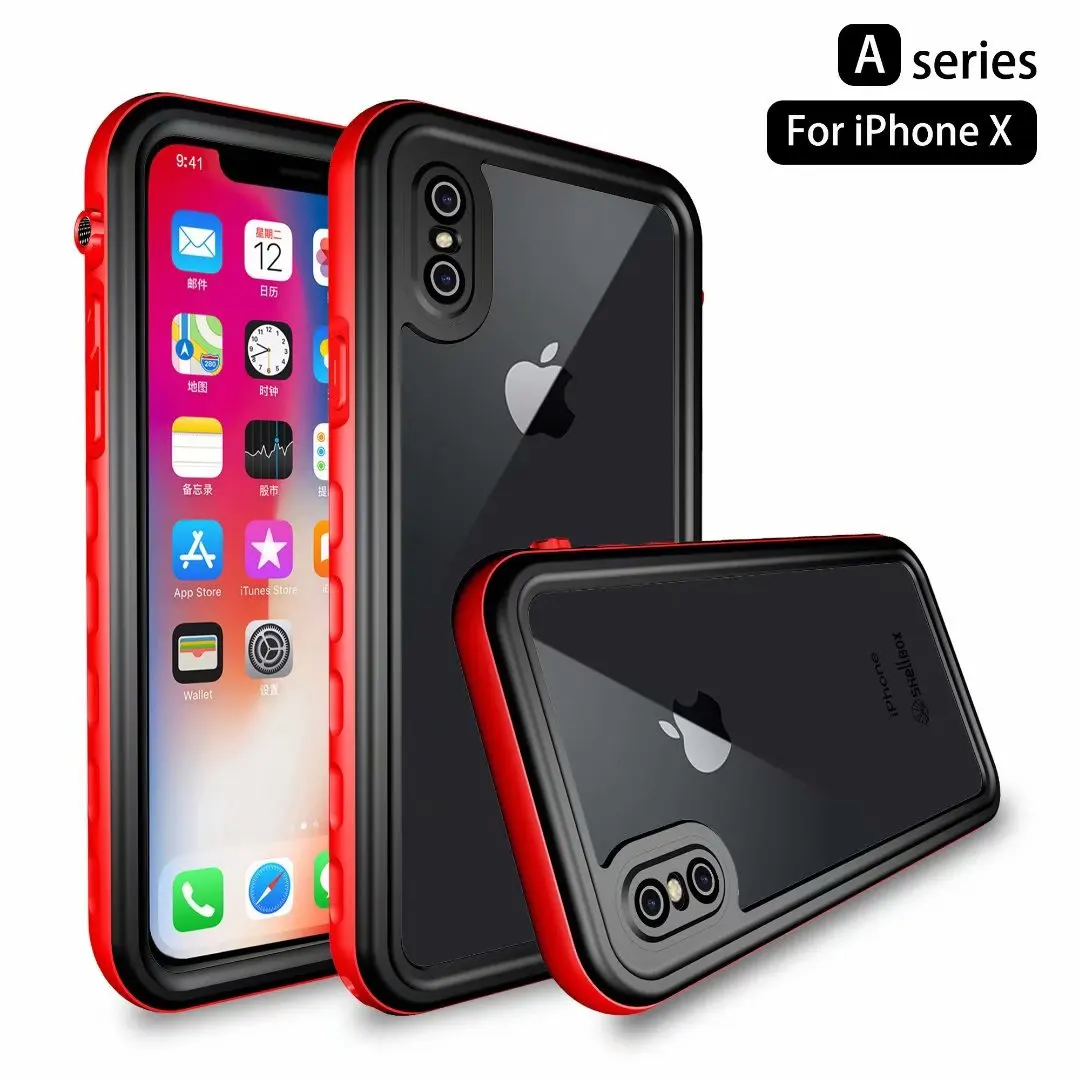 Olhveitra Waterproof Case For iPhone 11 Pro XS MAX XR X 6 6S 7 8 Plus hockproof Swimming Diving Cover Outdoor Underwater Coque