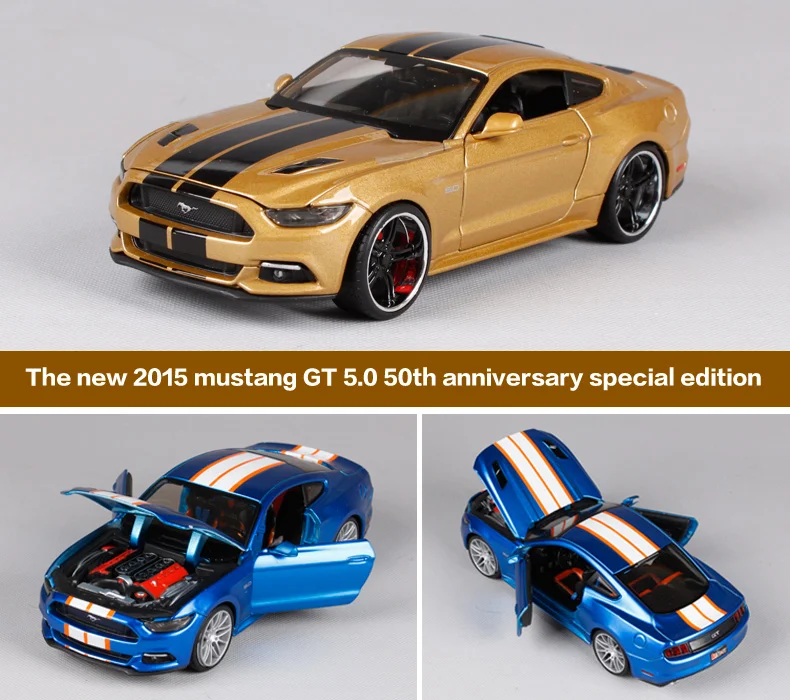 Maisto 1:24 Ford Mustang GT 5,0 Классическая Современная мышечная литая модель автомобиля игрушка Новинка в коробке 31508