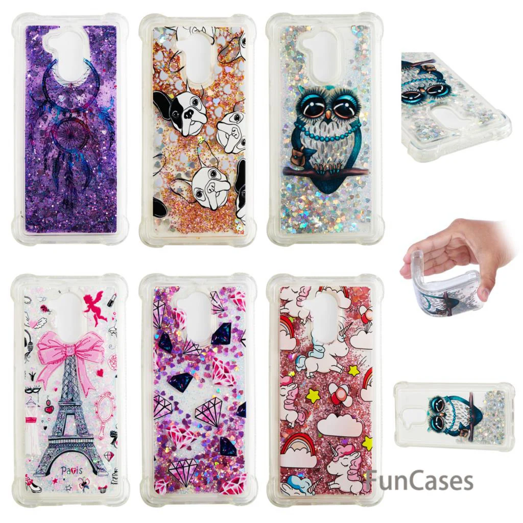 Блеск СПС принципиально huawei наслаждаться 6 S Мягкая силиконовая задняя крышка