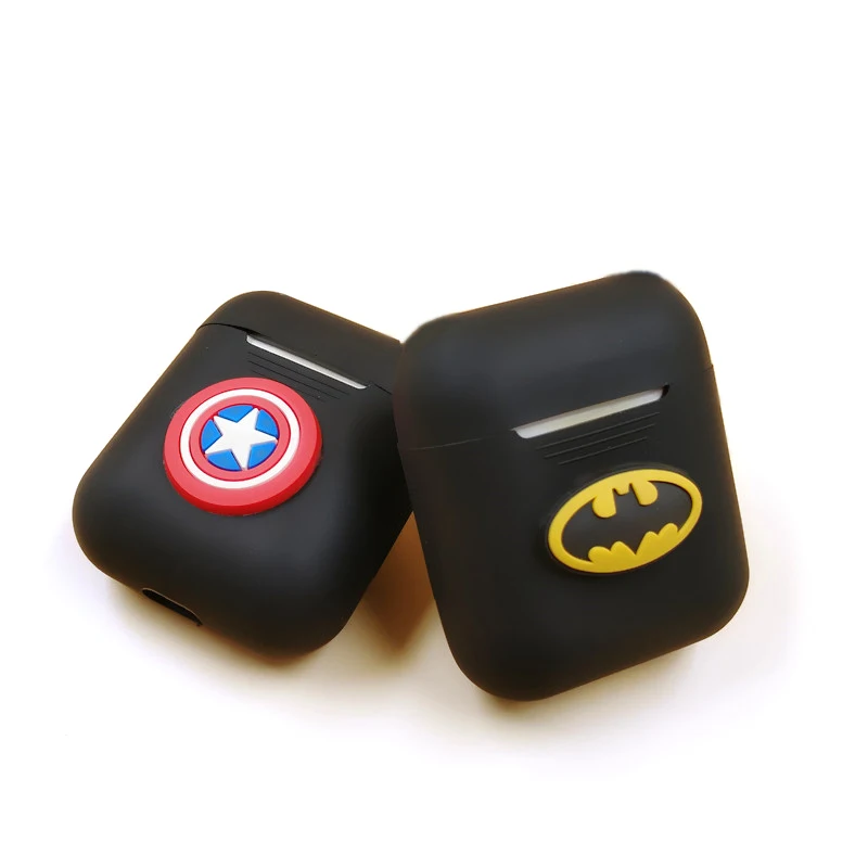 RBAYSALE For Airpod Case Silicone Cover Portable Earphone Accessories Airpods Apple Headphone Cartoon Fashion | Электроника