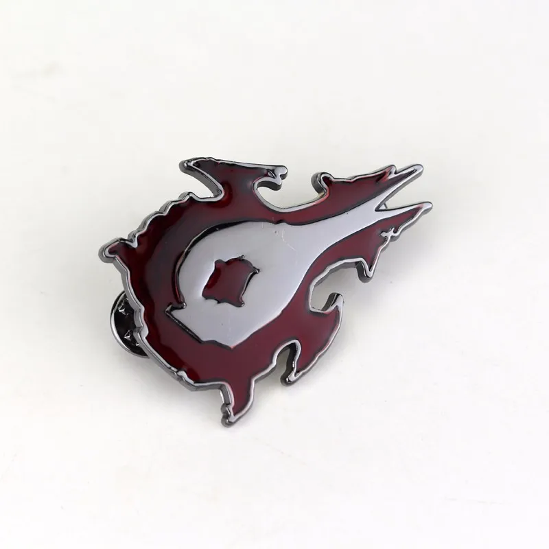 4 стиля новая мода игра фильм WOW сплав металлический значок брошь DOTA Alliance Орда Косплей брошь булавки для украшения для футболки