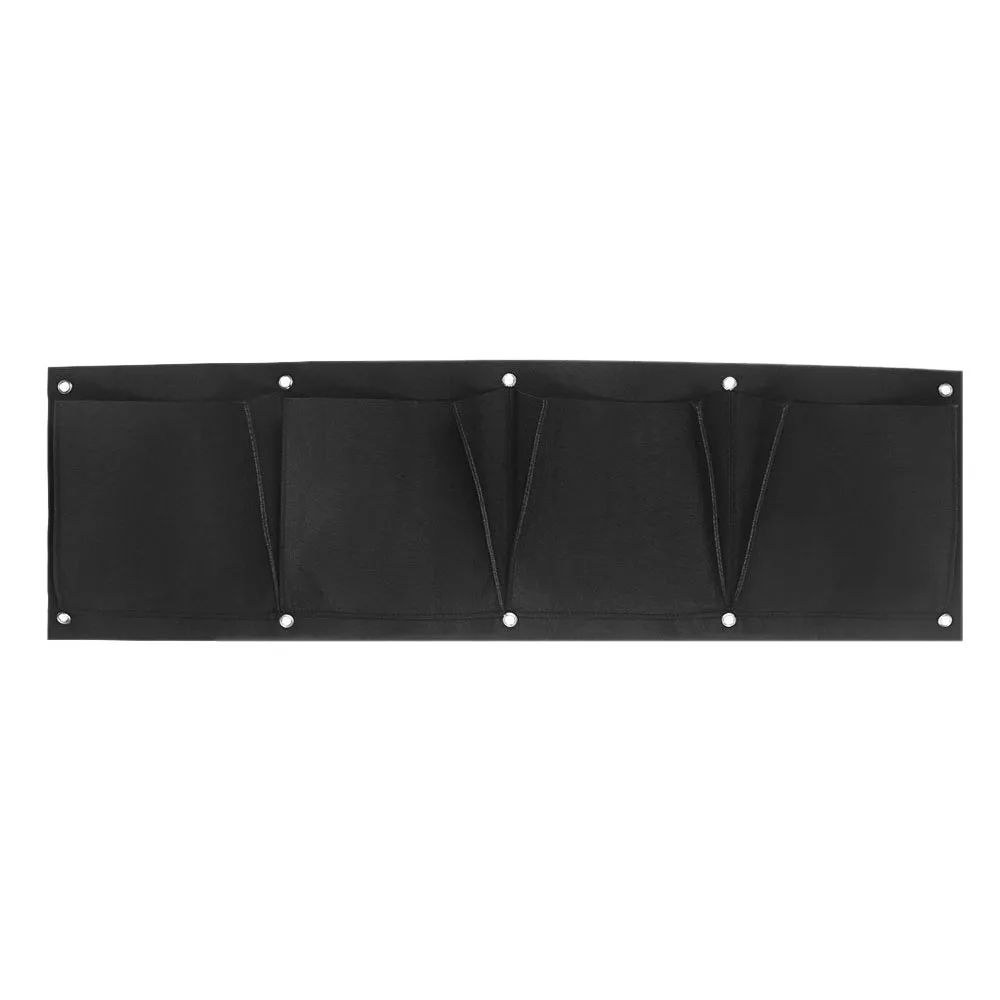 GVCD Вертикальная садовая сеялка 4 кармана настенный войлок мешочки для