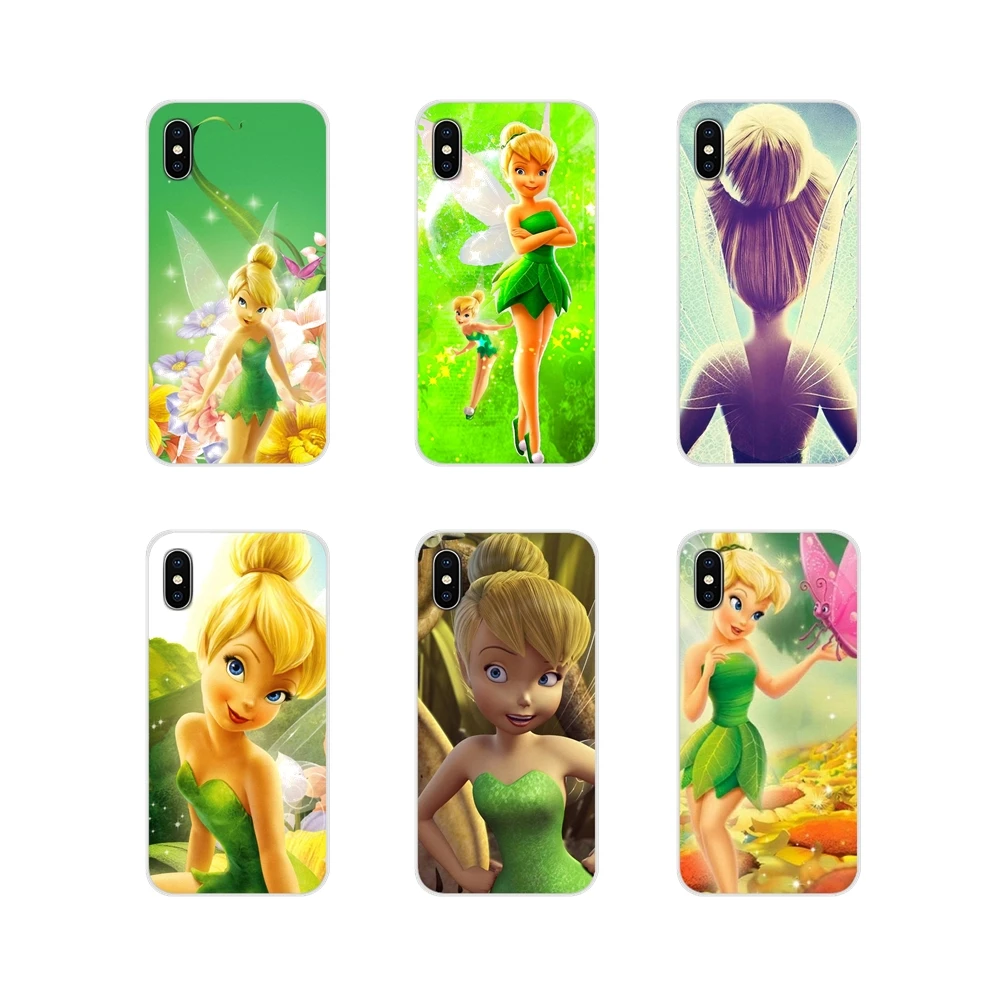 Прозрачный мягкий чехол для Samsung Galaxy J1 J2 J3 J4 J5 J6 J7 J8 Plus 2018 Prime 2015 2016 2017 tinkerbell и peter