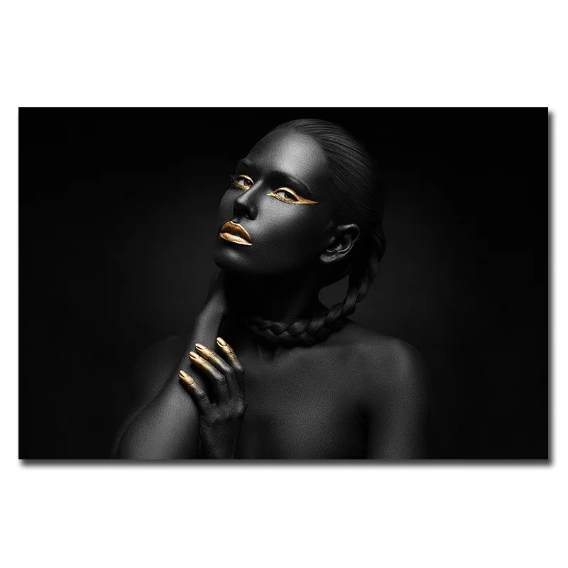 Картина на холсте настенная живопись сексуальные черные африканские женские