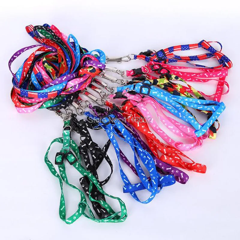 200 шт. шлейка для собаки домашнего животного поводки собак нагрудный ремень