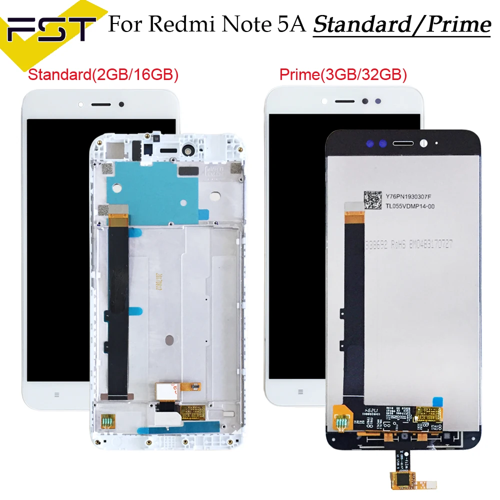 Для Xiaomi Redmi Примечание 5A Prime Pro / Y1 Lite Note глобальная версия модуль ЖК дисплей и
