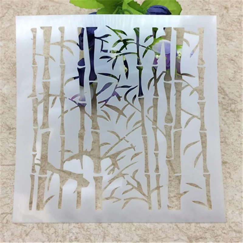 Бамбуковые пластиковые трафареты для скрапбукинга/фотоальбома декоративное